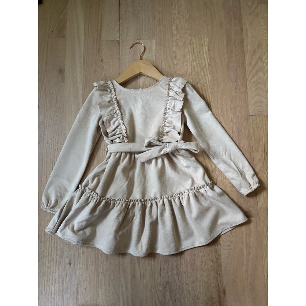 Little Girl Dress Neutral 3-4 T